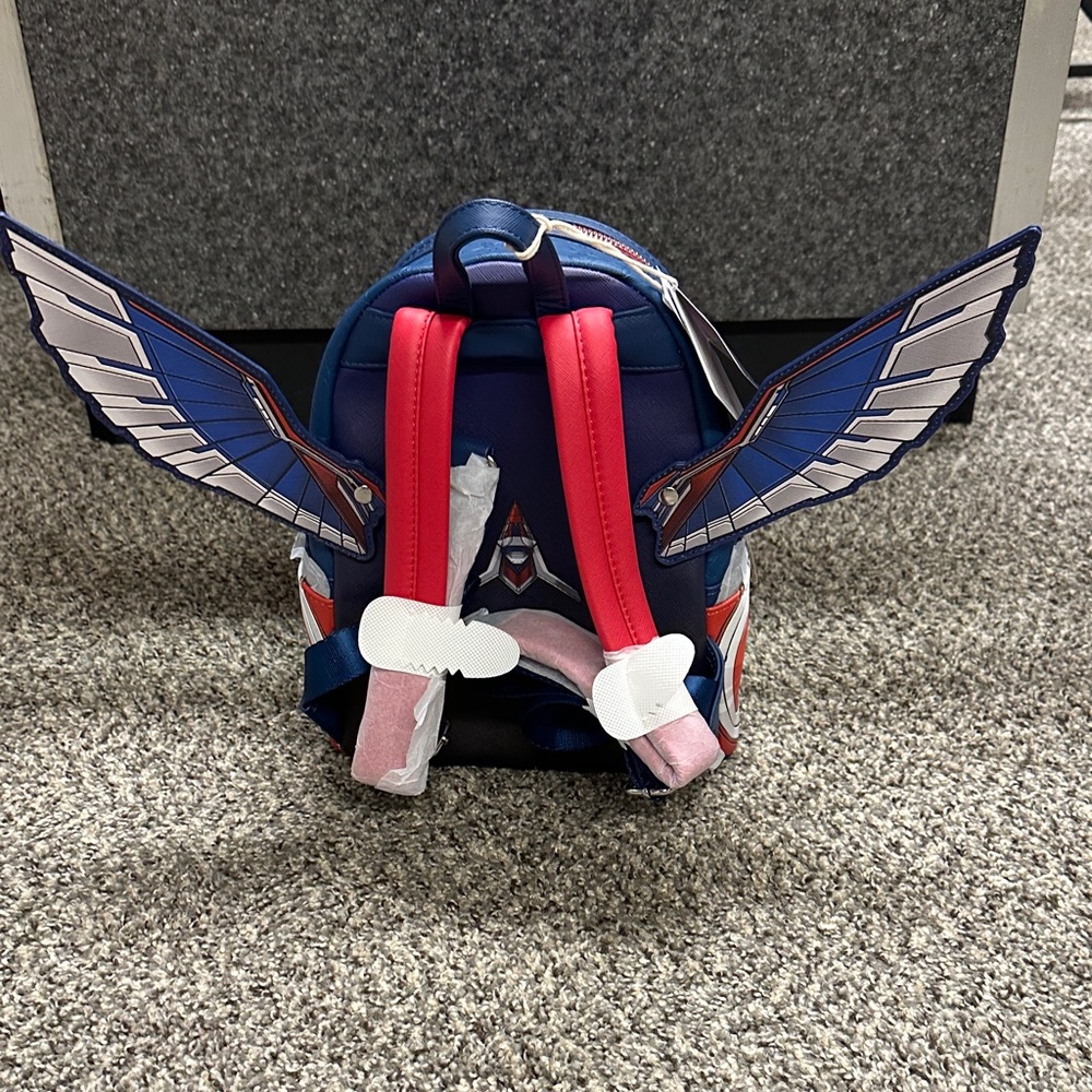 Captain America Loungefly Themed Backpack - Picture 2 of 5